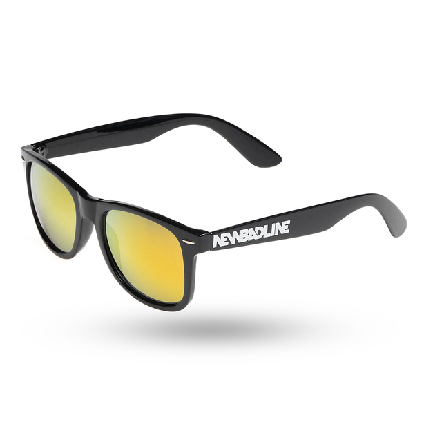 NEW BAD LINE OKULARY CLASSIC BLACK FLASH ORANGE MIRROR 01-19