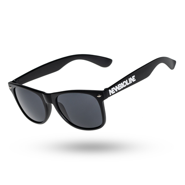 NEW BAD LINE OKULARY CLASSIC BLACK MAT BLACK / WHITE 001