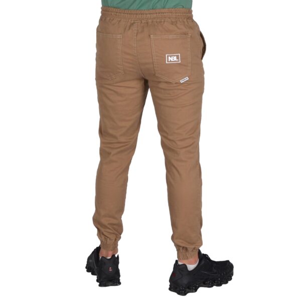 NEW BAD LINE SPODNIE JOGGER MATERIAŁOWE CHINO ICON MIODOWE