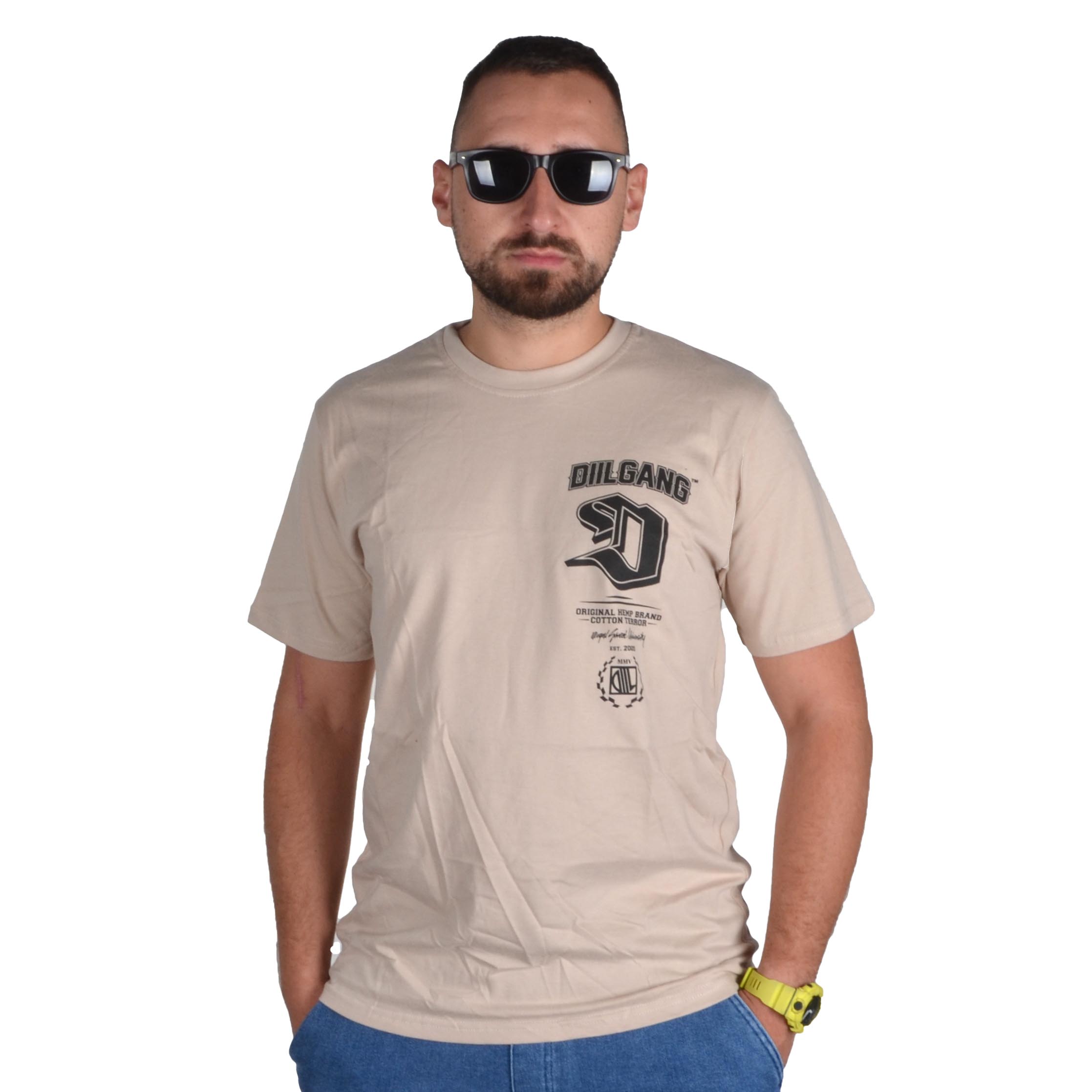 DIIL KOSZULKA KLASYK T-SHIRT D CLASSIC BEŻOWA