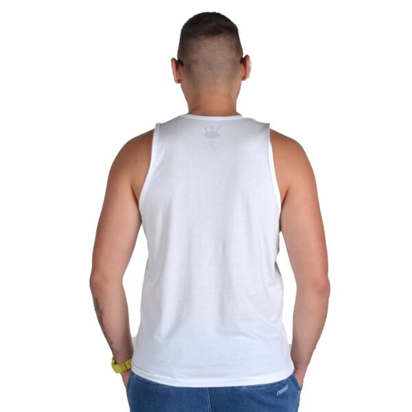 JIGGA WEAR TANK TOP BOKSERKA MINI CROWN BIAŁA