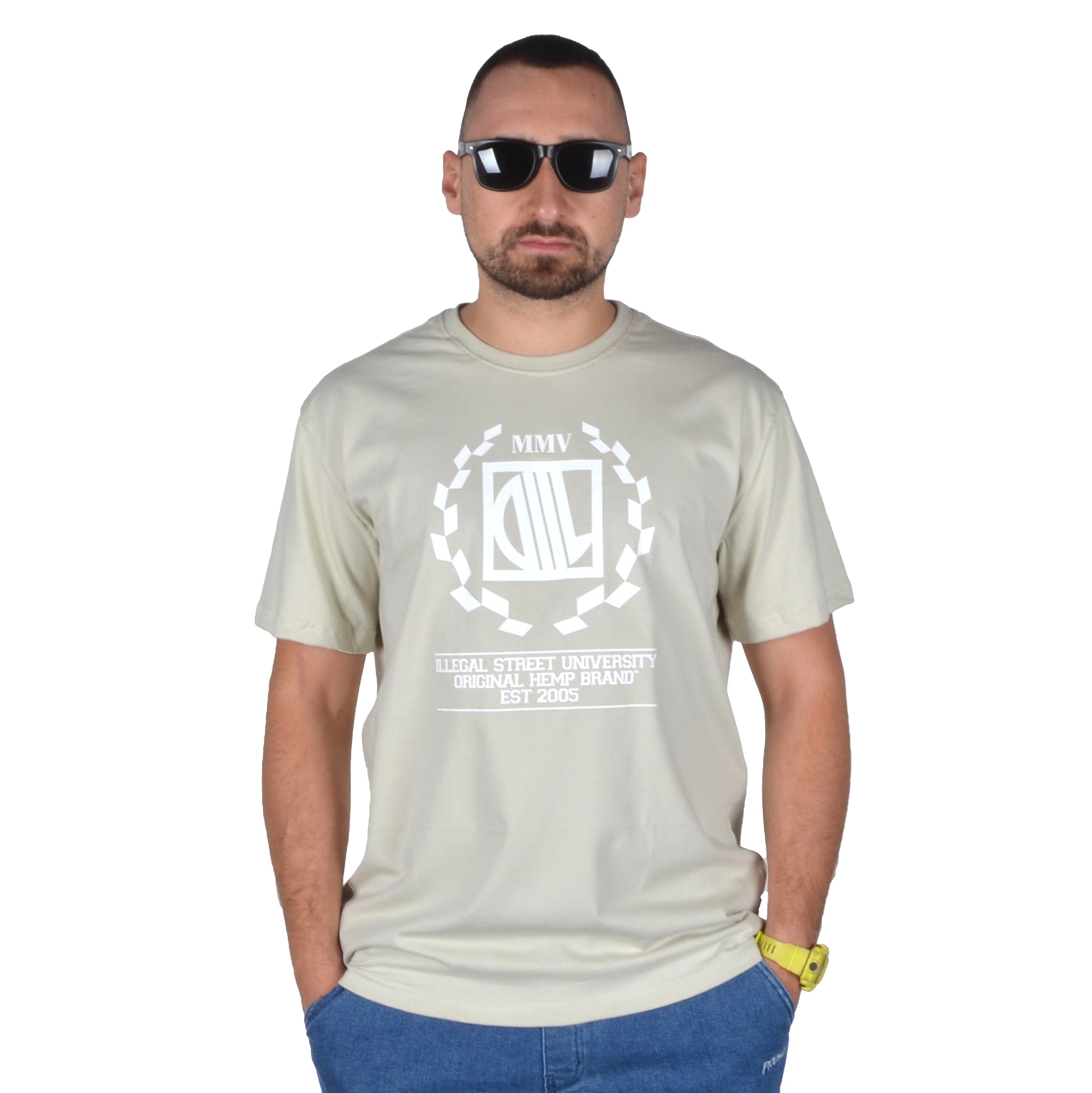 DIIL KOSZULKA KLASYK T-SHIRT LAUR BEŻOWA