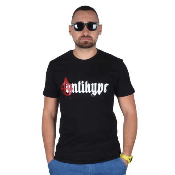 ANTIHYPE SARIUS KOSZULKA KLASYK T-SHIRT ANTIHYPE CZARNA