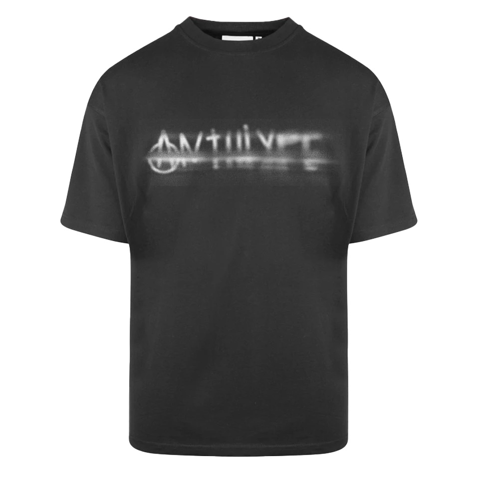 ANTIHYPE SARIUS KOSZULKA KLASYK T-SHIRT BLURRED CZARNA