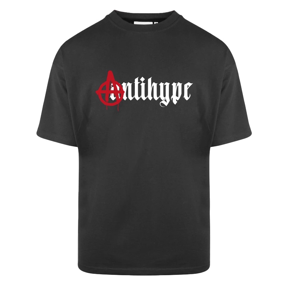 ANTIHYPE SARIUS KOSZULKA KLASYK T-SHIRT ANTIHYPE CZARNA