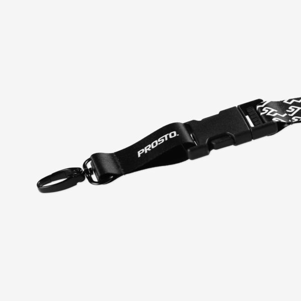 PROSTO. KLASYK SMYCZ DO KLUCZY KEY LANYARD DREI CZARNA