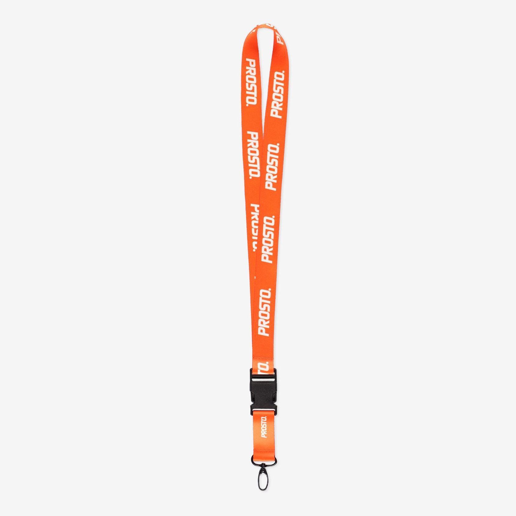 PROSTO. KLASYK SMYCZ DO KLUCZY KEY LANYARD DREI POMARAŃCZOWA