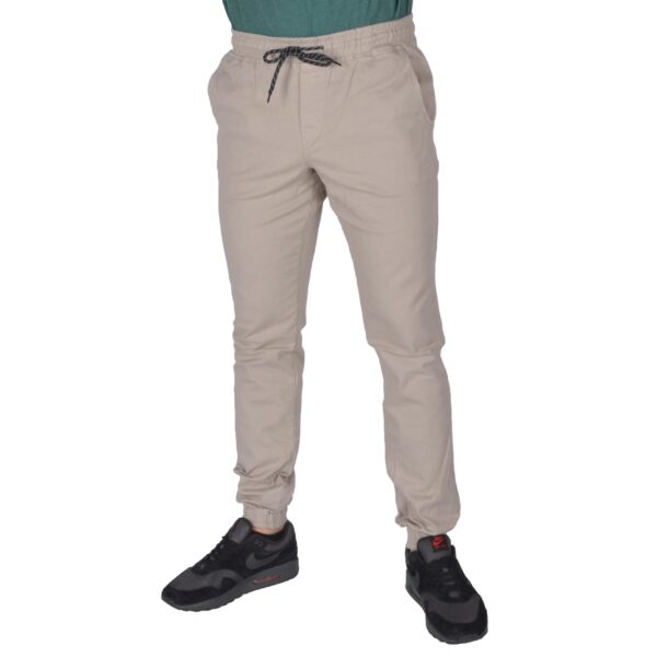 JIGGA WEAR SPODNIE JOGGER CHINO CROWN POPIELATE