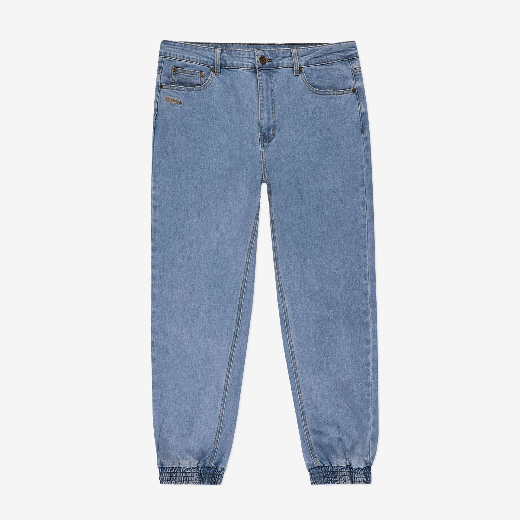 PROSTO. KLASYK SPODNIE JEANS JOGGER KRIX JASNE NIEBIESKIE